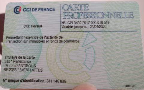 Renestance Real Estate license for house-hunting in France