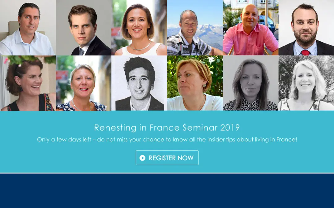 Renesting in France Seminar 2019: Topics and Speakers