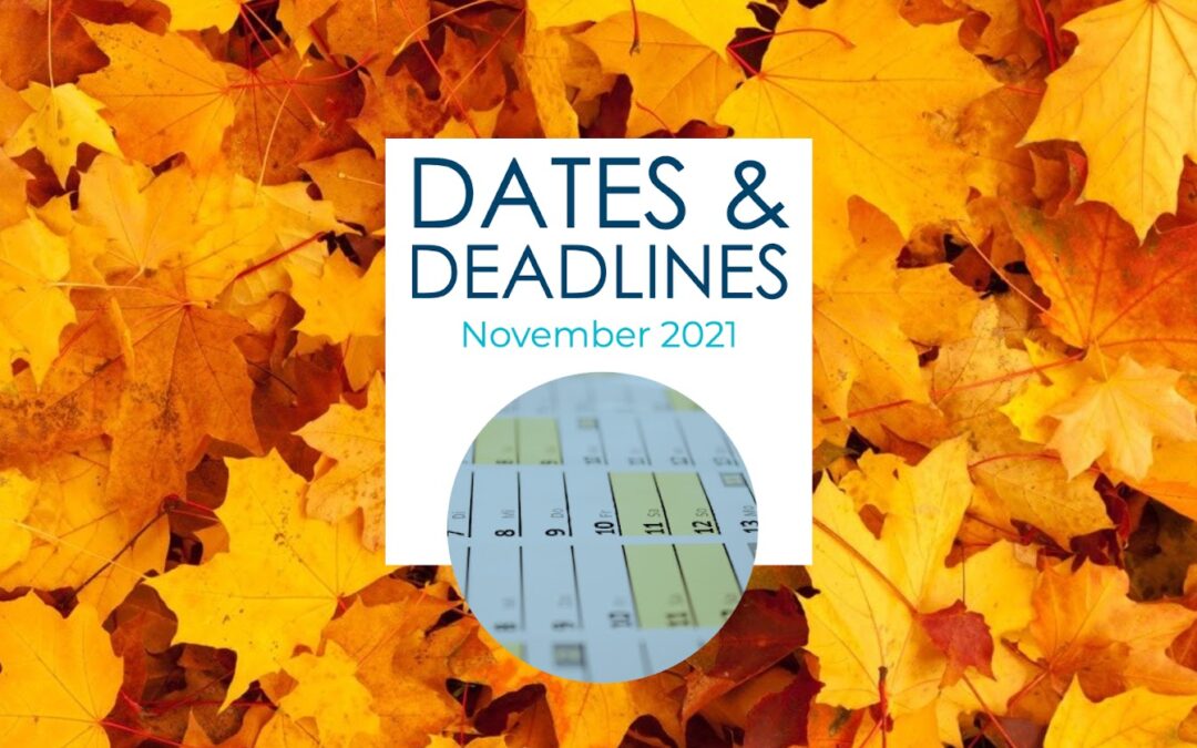 Autumn Dates and Tax Deadlines in France